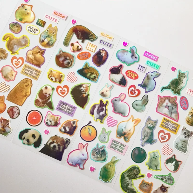 Diy stiker 1 lembar stiker luc - Zoo Party Games ulasan dan harga