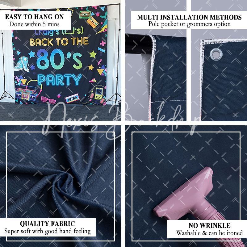Backdrop Ulang Tahun Pertama A - Party Games Name ulasan dan harga